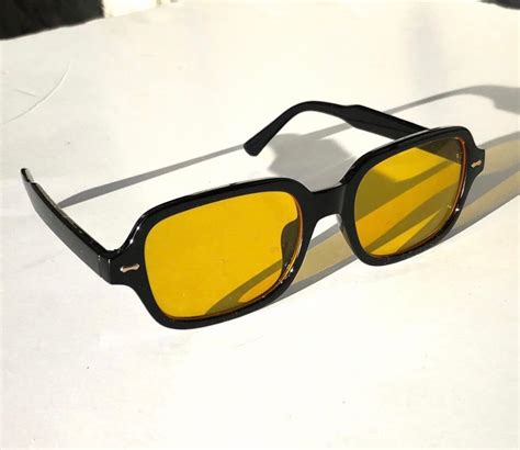 round yellow tint sunglasses|best yellow tinted sunglasses.